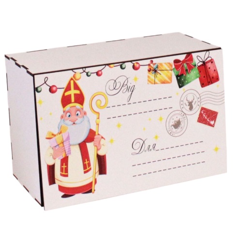 Новорічний подарунок в упаковці з дерева RETAIL HOLDING №5 700 г. (Люкс)